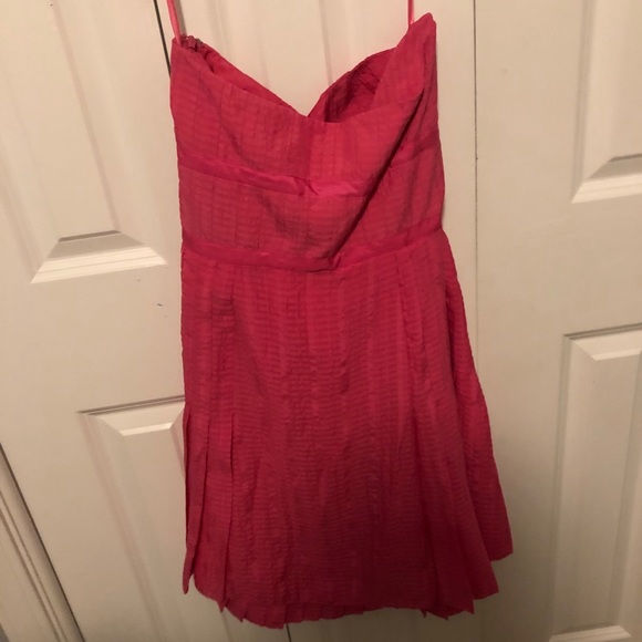 Marc Jacob’s Knee-Length Strapless Pink Dress Sz 2 - Picture 3 of 4